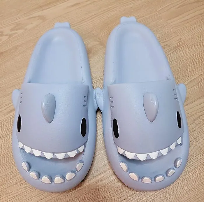 Step Into Comfort And Fun With <span Style="Font:inherit;color:#d74b1f;"> Shark Slides Slippers</Span>: Enjoy Cozy Feet With A Playful Twist