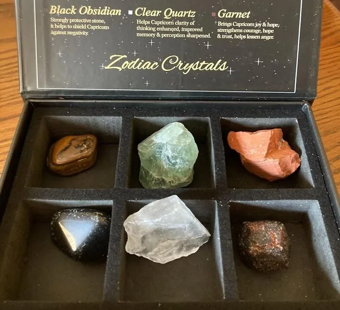 Explore The Mystical World Of Astrology With <span Style="Font:inherit;color:#d74b1f;"> Zodiac Signs Crystals</Span> Birthstones Horoscope Box Set