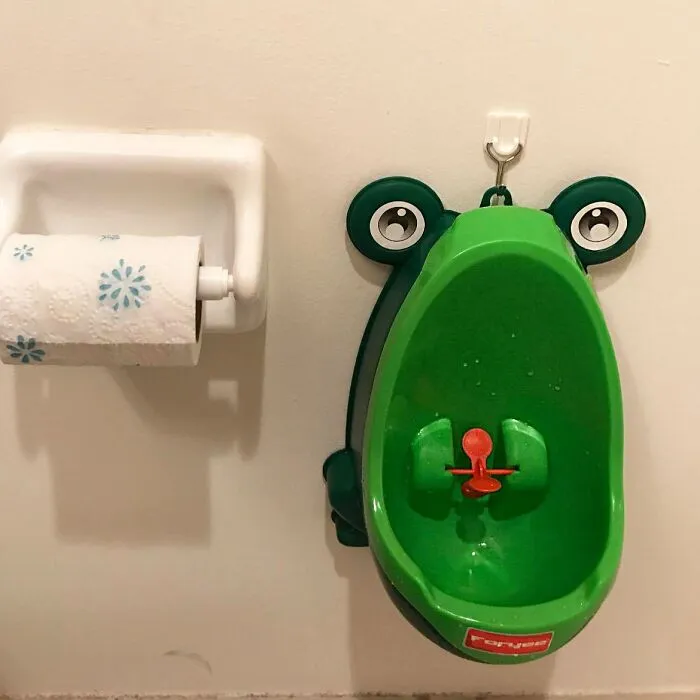 Hop To It With Fun <span Style="Font:inherit;color:#d74b1f;"> Froggy Potty Training Urinal </Span> That Turns Aim Into A Game