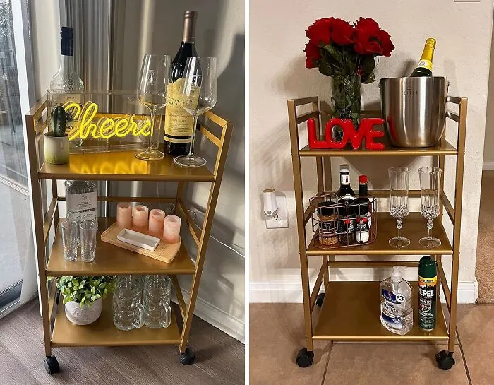 Wheels Of Wonder: A <span Style="Font:inherit;color:#d74b1f;"> Rolling Utility Cart</Span> That's Both Handy And Trendy!