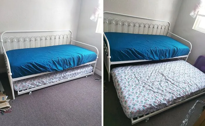 Space-Saving Sleep Solution: This <span Style="Font:inherit;color:#d74b1f;"> Multifunctional Daybed</Span> Doubles Up On Comfy And Clever, Complete With A Roll-Out Guest Spot!