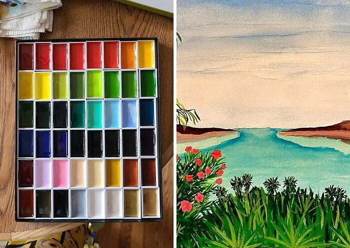Dive Into Creativity With <span Style="Font:inherit;color:#d74b1f;"> The Watercolor Paint Set</Span>: Your Passport To Vibrant Imagery And Artistic Expression