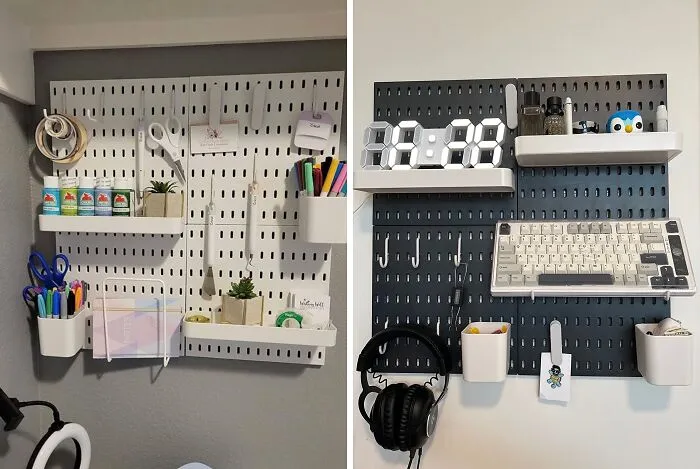 Maximize Your Minimalism: <span Style="Font:inherit;color:#d74b1f;"> Keepo's Modular Pegboard</Span> For Sleek Storage!