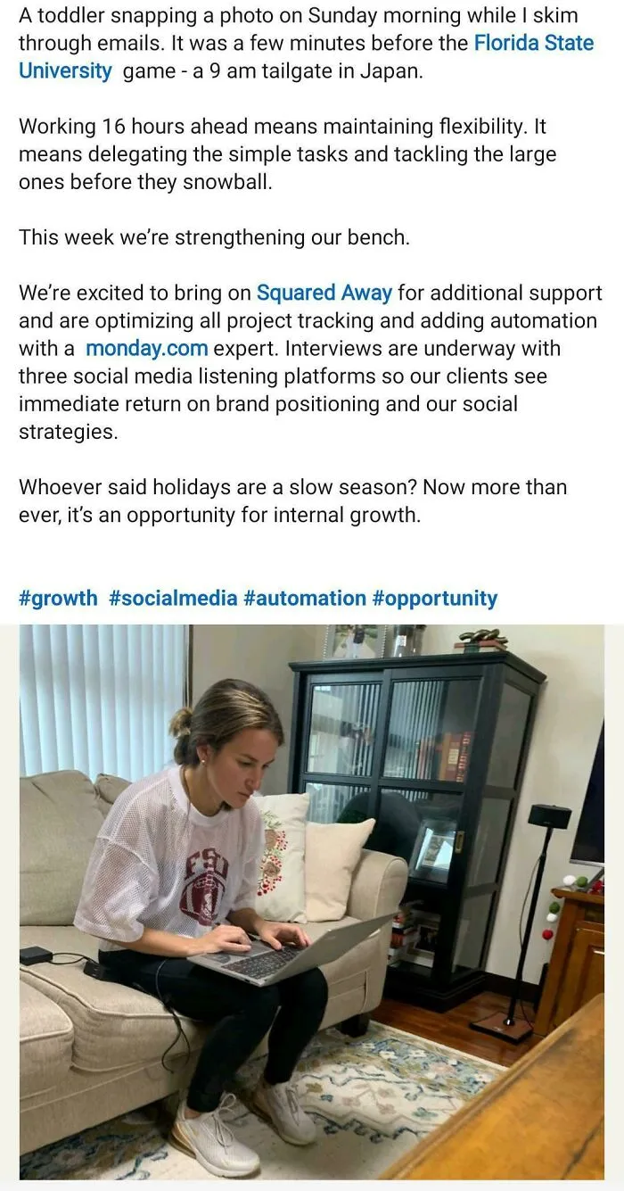 Toddler Knows How To Promote His Mom On Social Media
