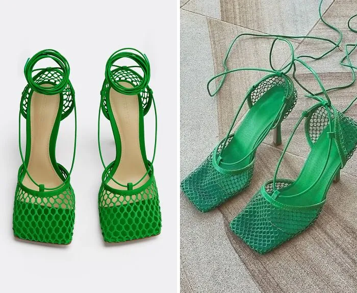 Luxury vs. Bargain: Bottega Veneta's Stretch Lace-Up Sandal Or Chic <span Style="Font:inherit;color:#d74b1f;"> Mucccute's Mesh Stiletto Heels</Span>?