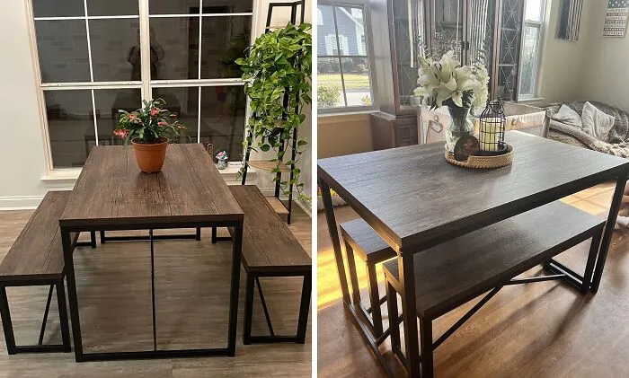 Compact Chic: <span Style="Font:inherit;color:#d74b1f;"> Best Choice’s Dining Set</Span> Transforms Small Spaces Into Gathering Spots!