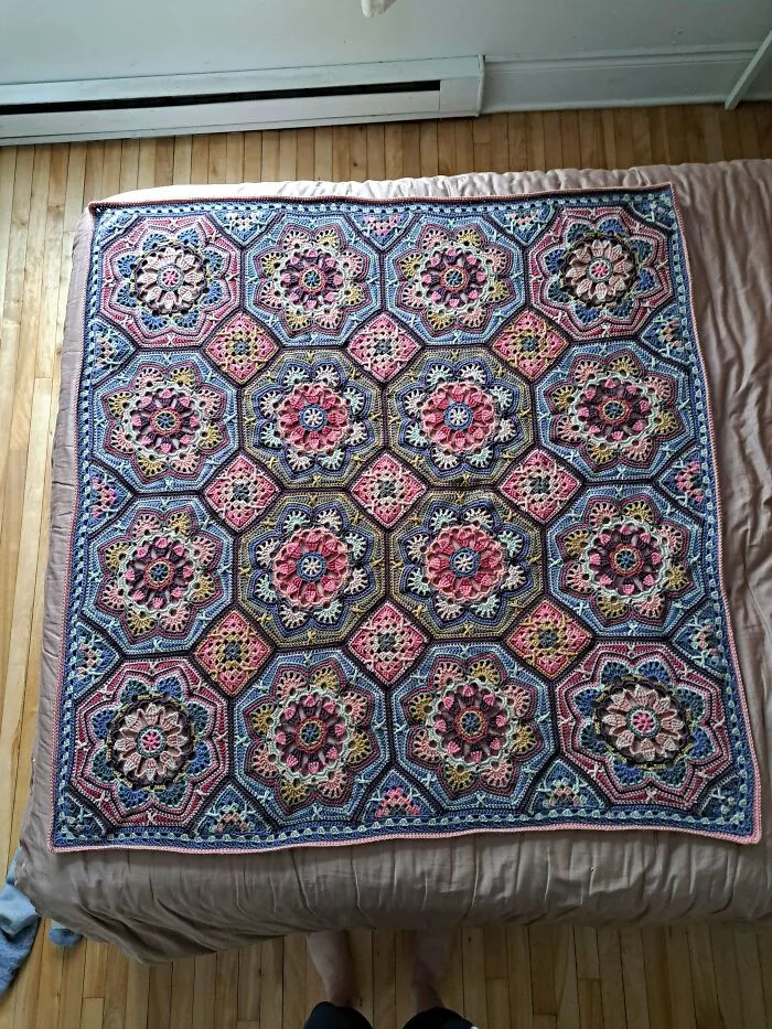 My Biggest Work Yet 🥰 I Need Therapy After Having Weaved In All The Ends 🥲