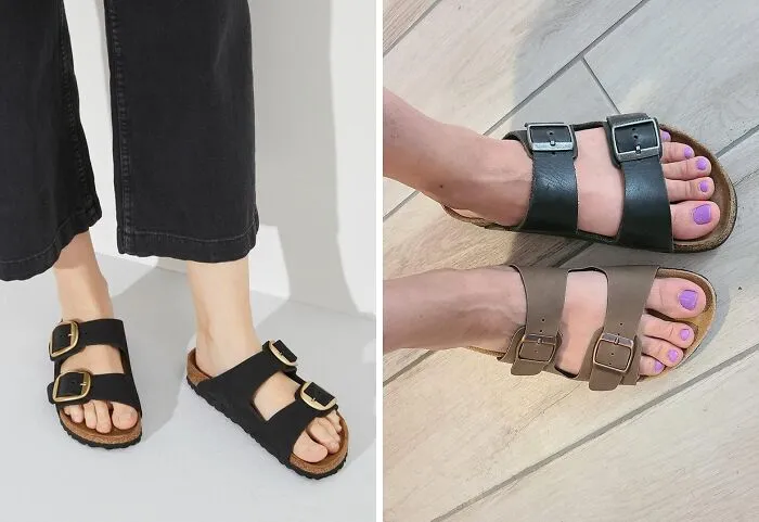 Walk The Line Between High-End And Comfort With Birkenstock Versus <span Style="Font:inherit;color:#d74b1f;"> Cushionaire Cork Footbed Sandal</Span> 