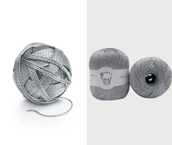 Unraveling Elegance Versus Crafting Chic Tiffany & Co's Sterling Silver Ball Of Yarn Or DIY Delight With <span Style="Font:inherit;color:#d74b1f;"> Glitter Lurex Silver Yarn</Span>