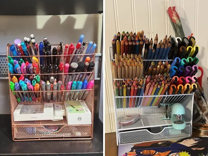 Tidy Desk, Tidy Mind: <span Style="Font:inherit;color:#d74b1f;"> This Unique Pen Organizer</Span> Keeps Creativity Uncluttered!