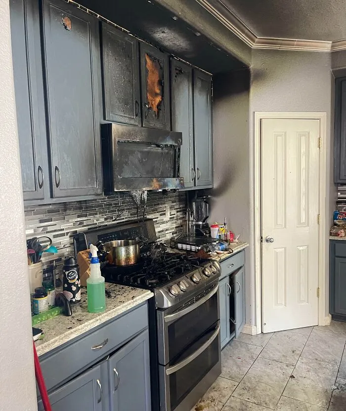 Forgot I Was Heating Oil For French Fries