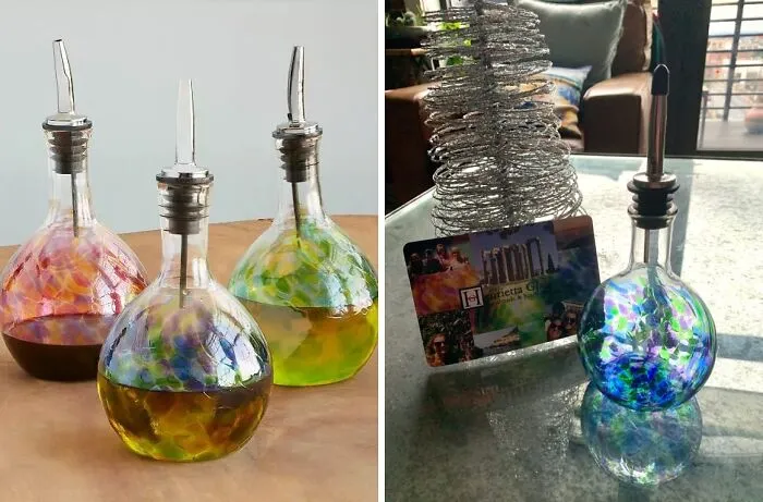 From Drab To Fab: This<span Style="Font:inherit;color:#d74b1f;"> Handblown Pourer </Span> Is A Kitchen Showstopper