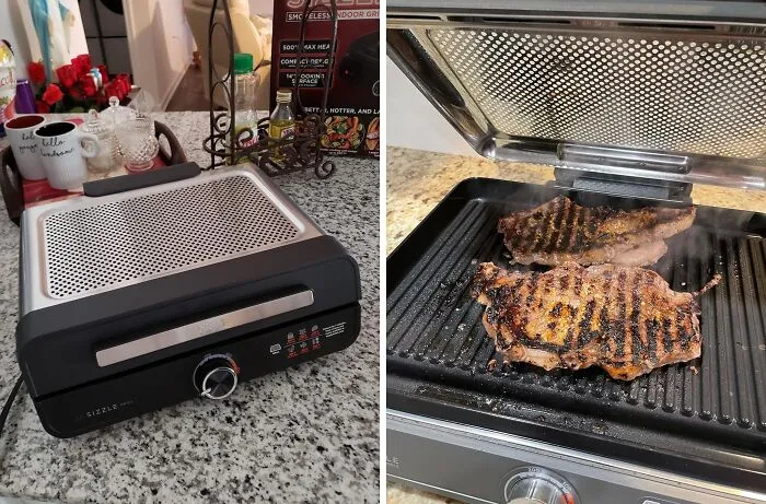 Rain Or Shine, It’s Grilling Time - With <span Style="Font:inherit;color:#d74b1f;"> The Ninja Smokeless Indoor Grill</Span>, Who Needs The Sun ?