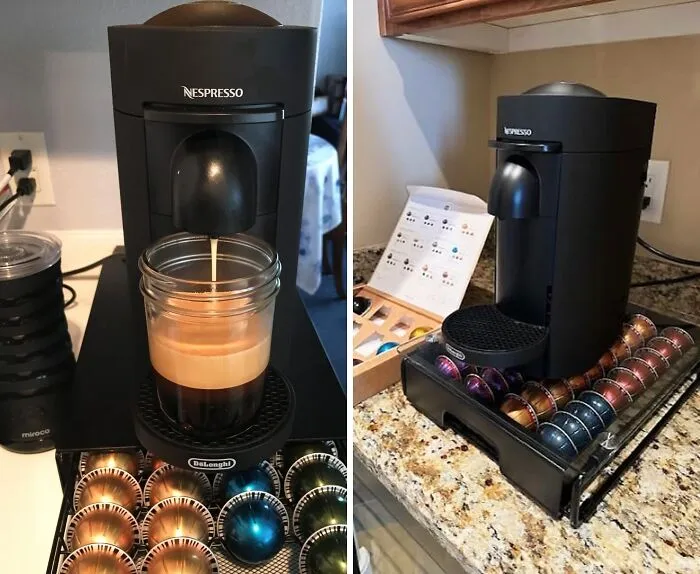 Sleek Espresso Perfection For Any Coffee Lover's Home With <span Style="Font:inherit;color:#d74b1f;"> De'longhi Nespresso Vertuoplus Coffee And Espresso Machine</Span>