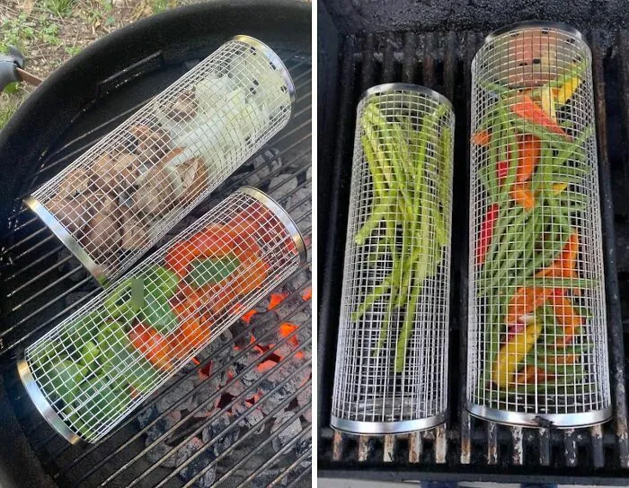 Fiery Feasts Made Easy: <span Style="Font:inherit;color:#d74b1f;"> Nesting Grill Baskets</Span> For The Ultimate Backyard Chef!