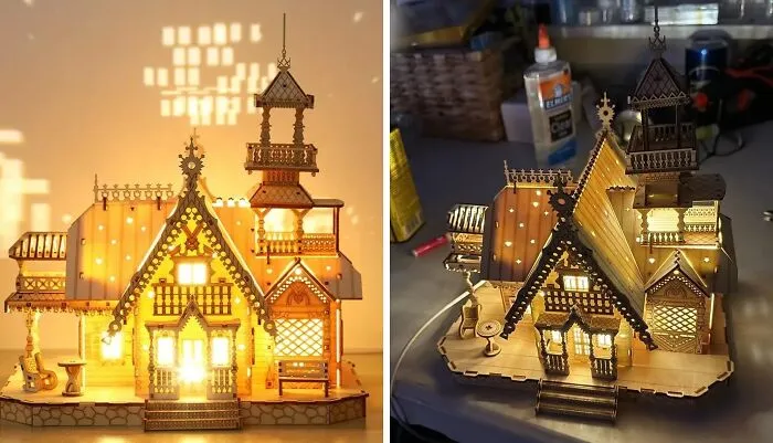 Craft Your Own Glow: <span Style="Font:inherit;color:#d74b1f;"> The DIY Luminous House </Span> Awaits