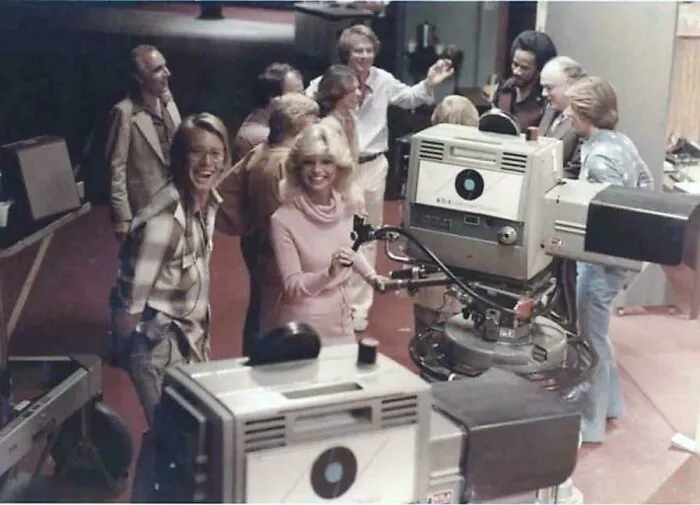 Behind The Scenes While Taping Wkrp In Cincinnati, Early 1980s
