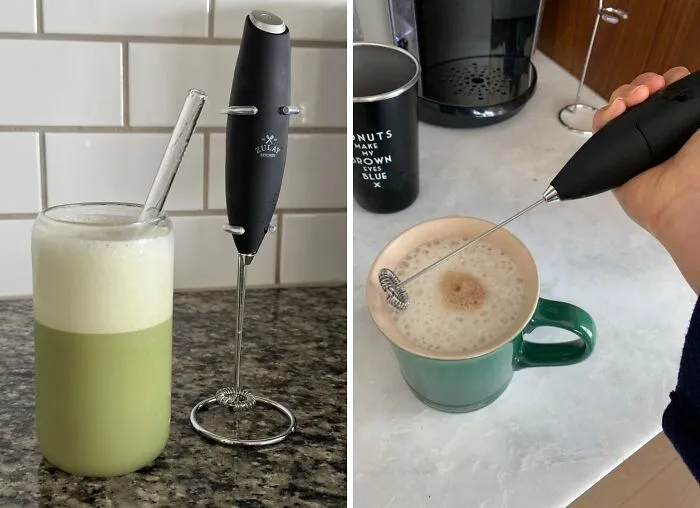 Cafe-Quality Foam At Home With This Effortless <span Style="Font:inherit;color:#d74b1f;"> Mini Milk Frother</Span> For All Your Drinks!