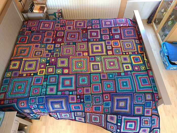 I Finally Finished My Blanket