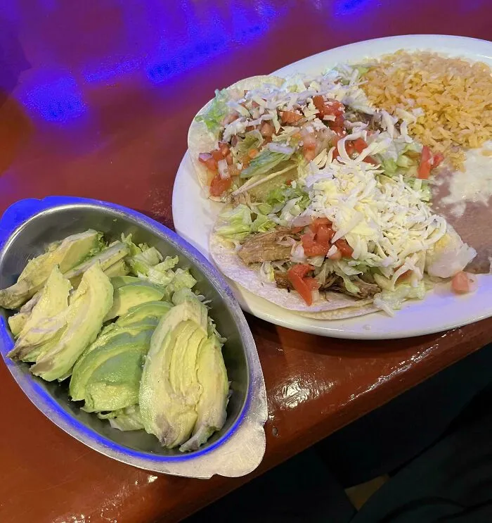 Pedí algo de aguacate para mis tacos