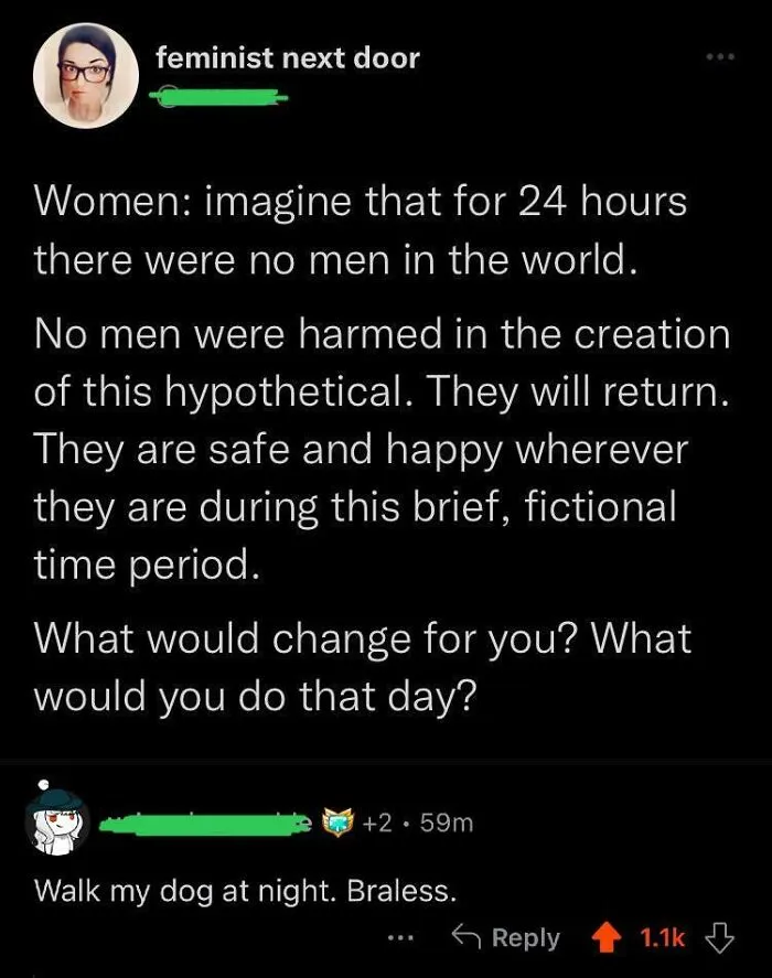 The Ideal Utopia, Simply Being Allowed To Be Safe