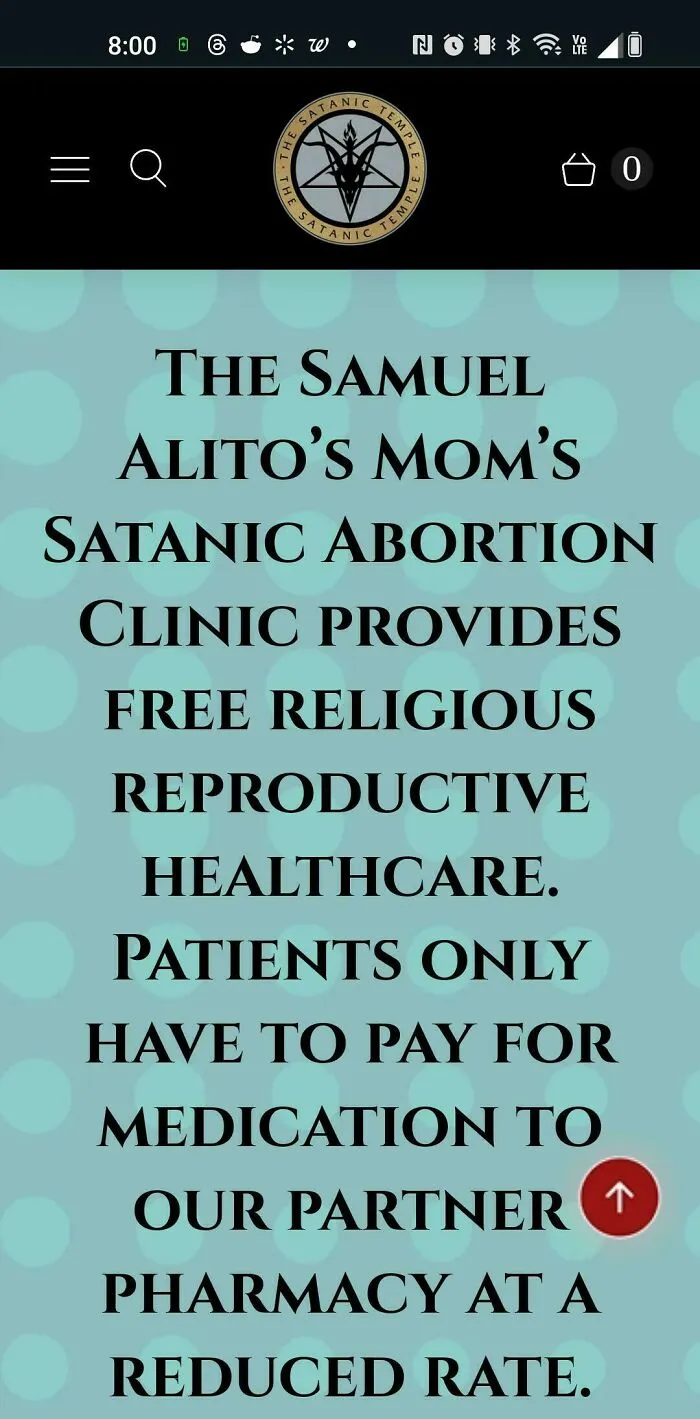 The Samuel Alito's Mom's Satanic Abortion Clinic