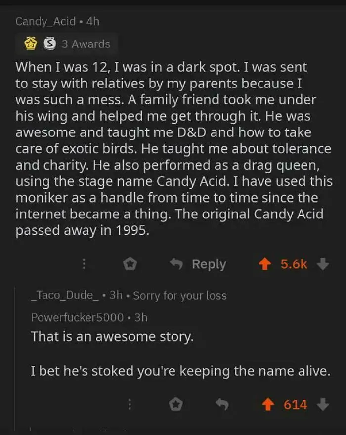 Candy Acid: Drag Queen, Dungeon Master, Orno-Enthusiast, Life Saver