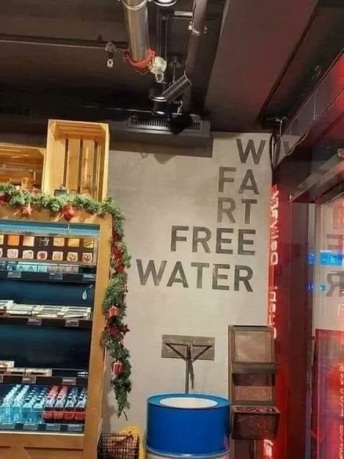 W Fart Free Water