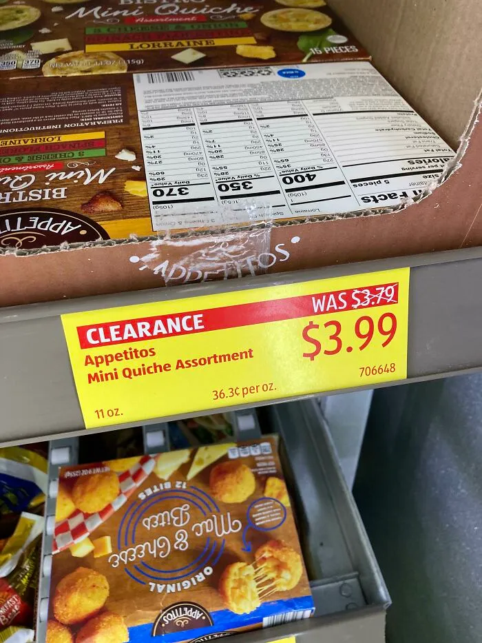 Clearance Mini Quiche At Aldi!
