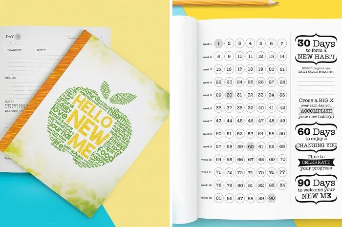 <span Style="Font:inherit;color:#d74b1f;"> "Hello New Me"</Span>: A Daily Food And Exercise Journal: Your Personalized Path To Healthier Habits And Lasting Transformation