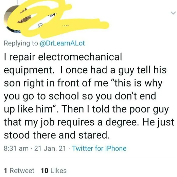 Every Job Should Be Appreciated