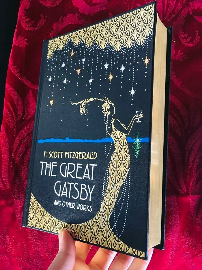 Stylized Cover With Gilded Pages Seems Especially Appropriate For Gatsby