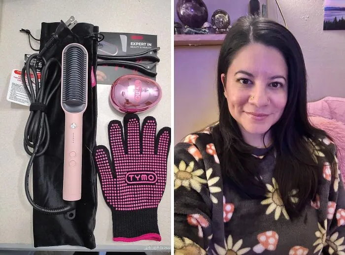 Revamp Mom's Hairstyle With <span Style="Font:inherit;color:#d74b1f;"> The Hair Straightener Brush</Span>