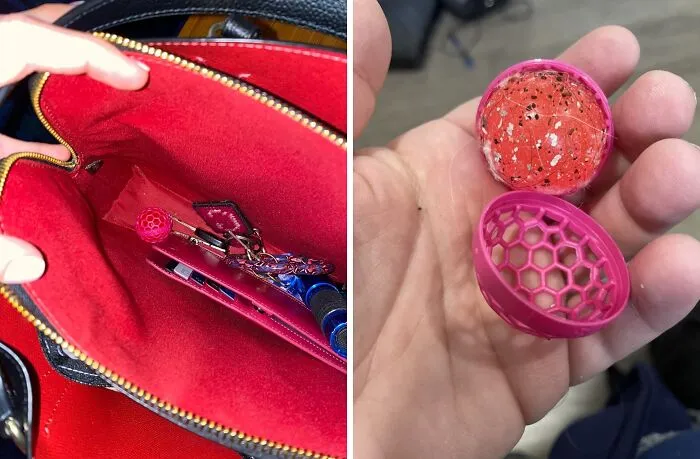 Keep Your Bags Looking Fresh With<span Style="Font:inherit;color:#d74b1f;"> The Sticky Ball </Span> - The Ultimate Dirt And Dust Remover