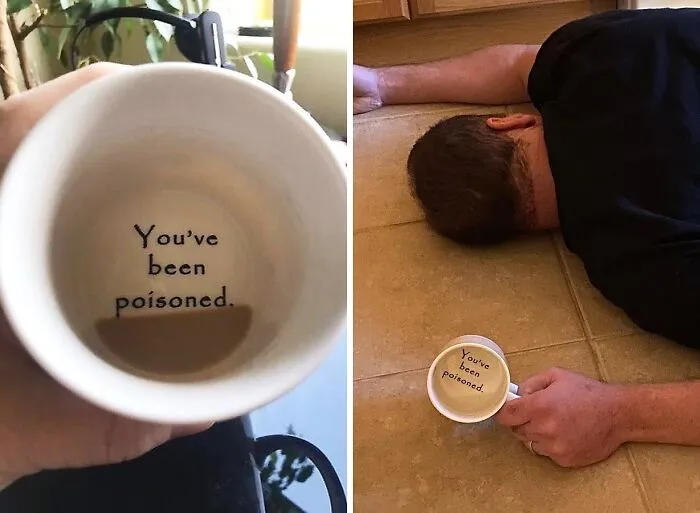 Start Their Morning With A Laugh - This <span Style="Font:inherit;color:#d74b1f;"> "You've Been Poisoned" Coffee Mug</Span> Is A Hysterical Must-Have!