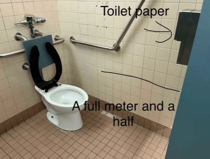 The Accessible Toilet At My School Being Completely Inaccessible To Everyone