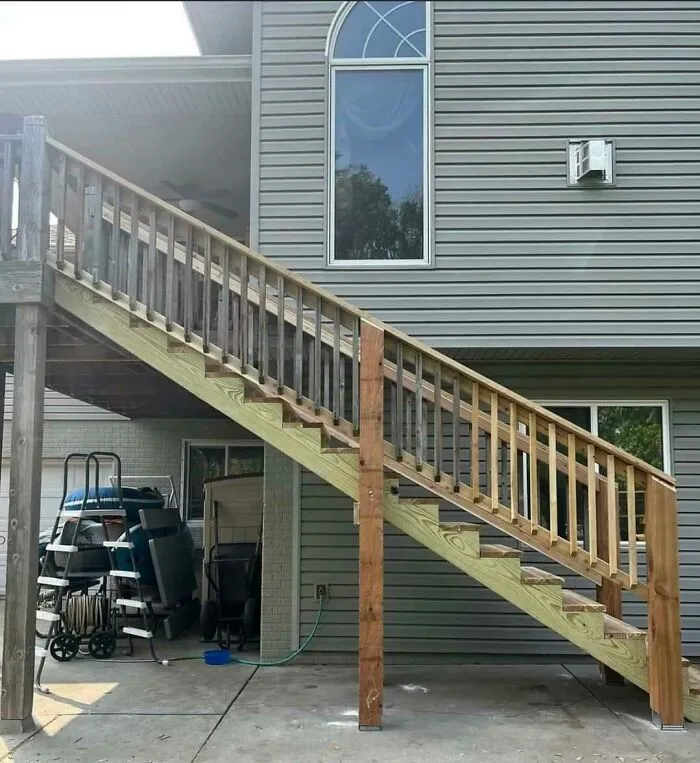 Las escaleras que han construido