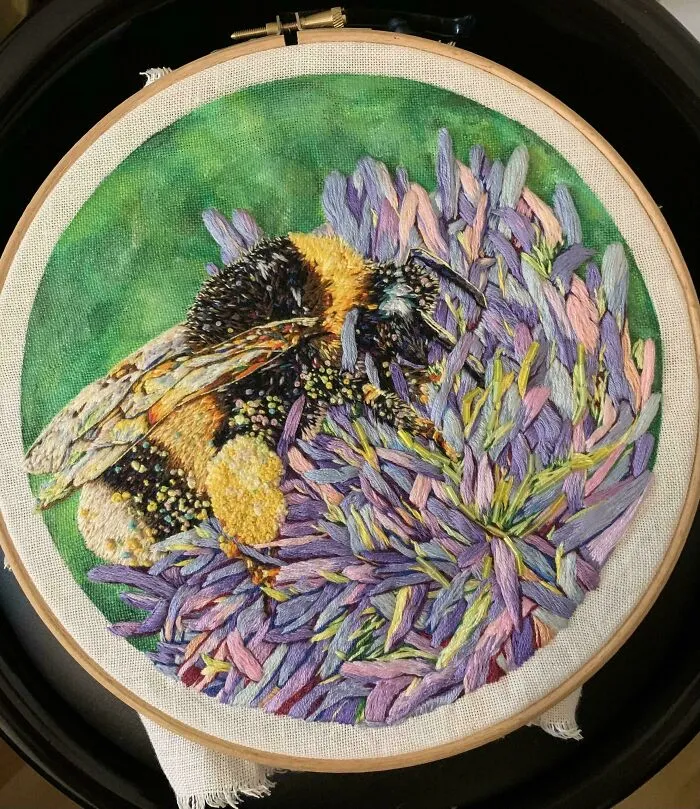My Bumblebee Embroidery