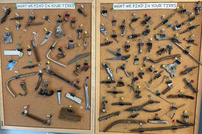 "What We Find In Your Tires"