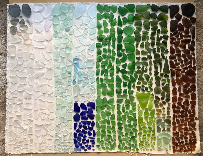 January Sea Glass Haul. I May Have A Problem