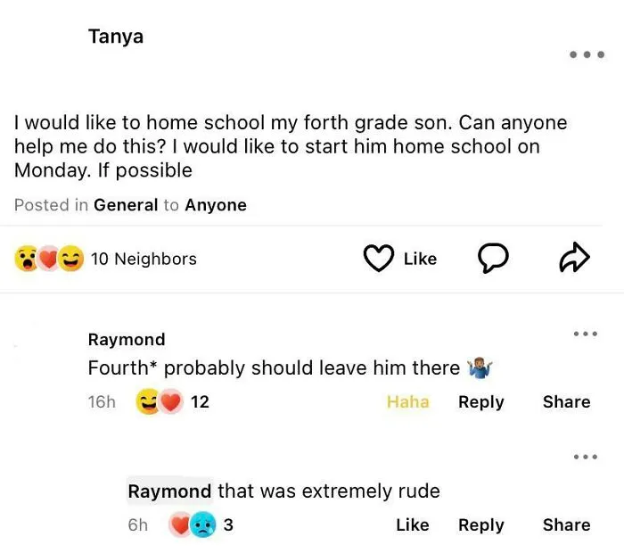 Greatest Exchange I’ve Ever Seen On Nextdoor