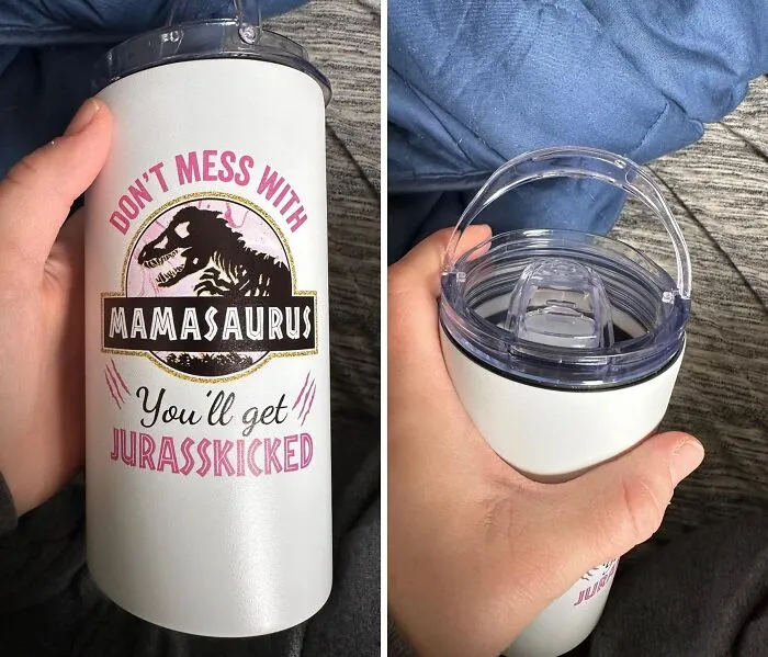 Sip On Some Attitude! <span Style="Font:inherit;color:#d74b1f;"> 'Mamasaurus' Tumbler</Span> For Your Feisty Mama!