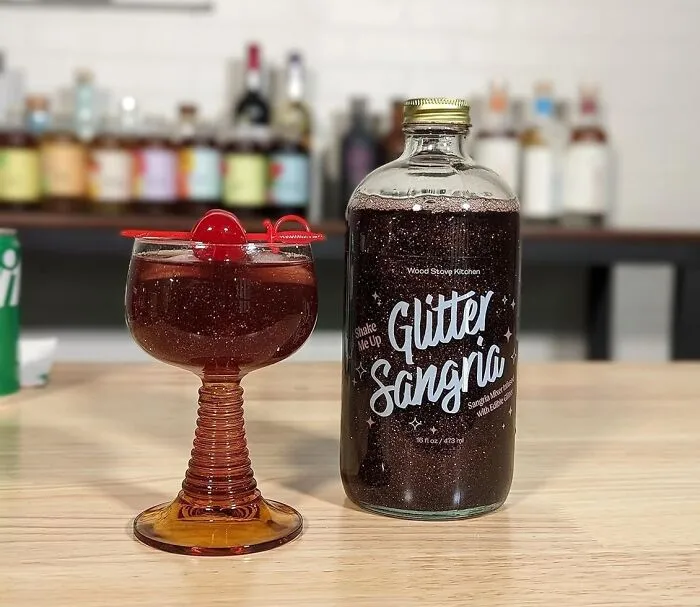 <span Style="Font:inherit;color:#d74b1f;"> Sangria + Glitter</Span> = Mom's Drink Goals, In A Glass!