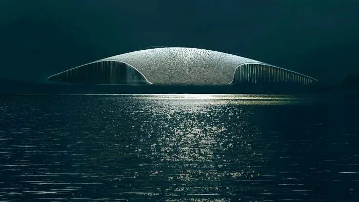 Whale Museum That Looks Like A Whale In Norway