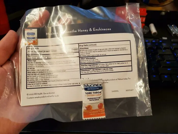 All This Plastic For A Single Cough Drop
