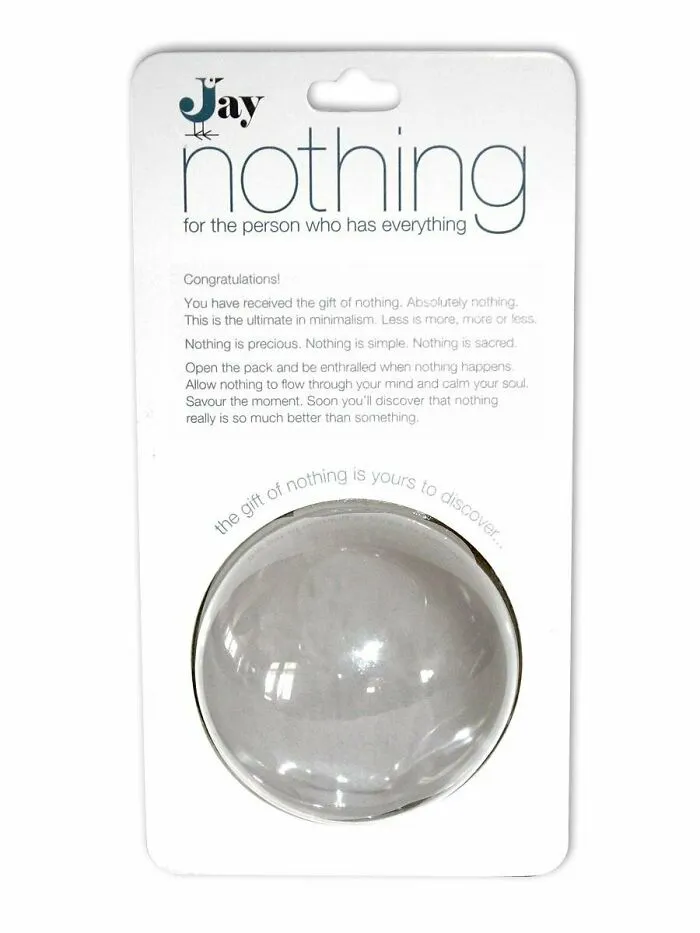 "Gift Of Nothing" Is The Gift Of Egregious Packaging
