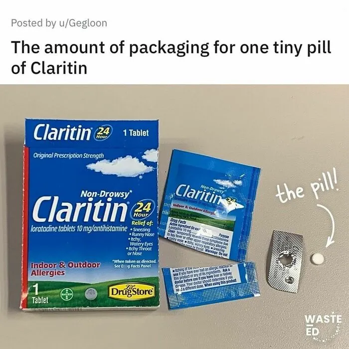 Wasteful Packaging Should Be A Crime. Credit: Gegloon On Reddit Via @get.waste.ed