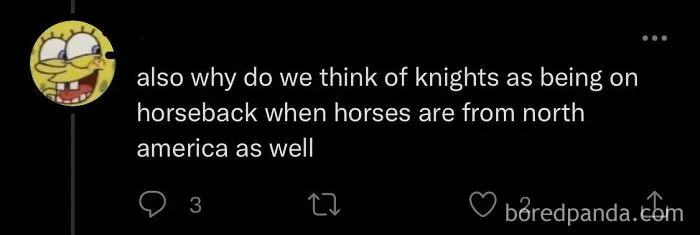“Why Do We Think Of Knights As Being On Horseback When Horses Are From North America”