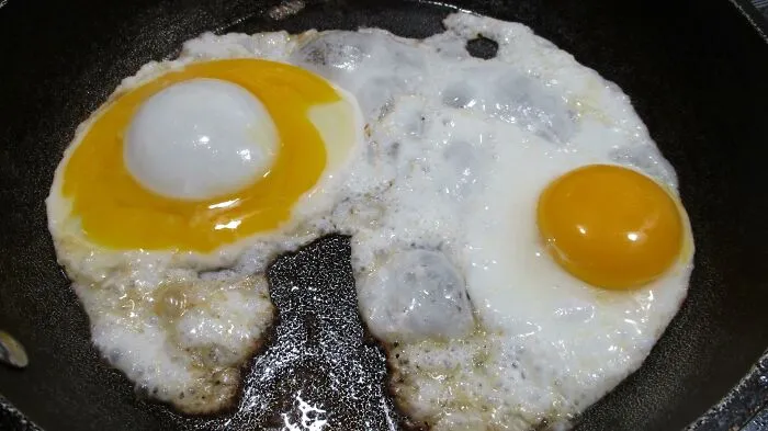 Mi huevo se ha invertido perfectamente