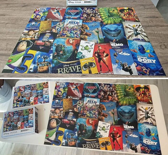 A <span Style="Font:inherit;color:#d74b1f;"> Disney Pixar 2000 Pieces Jigsaw Puzzle </Span> Is The Perfect Activity For Their Next Disney Movie Marathon!